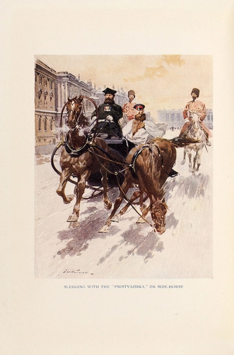 Добсон, Г. Санкт-Петербург / худ. Фредерик де Ханен. [Dobson, G. St. Petersburg. Painted by F. de Haenen. На англ. яз.]. Лондон: Adam & Charles Black, 1910.