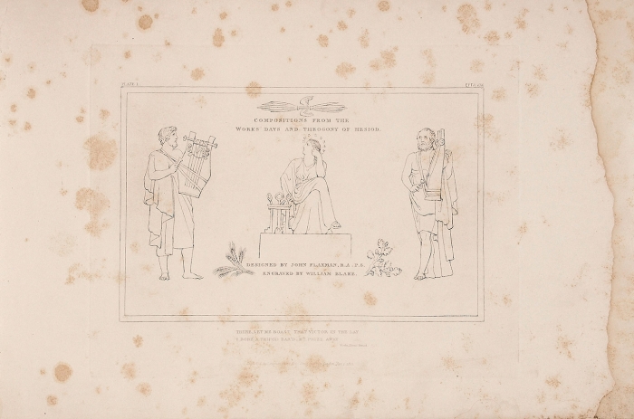 Два гравированных издания к древнегреческим поэмам. 1817-1831.