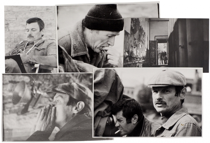 [Последняя работа Тарковского в СССР] Восемь фотографий со съемок фильма «Сталкер». Таллин; Л., 1977-1978.