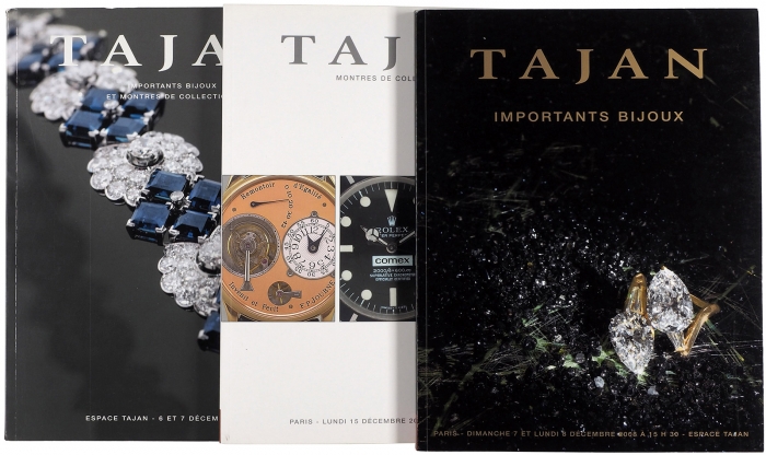 Одиннадцать каталогов Аукционного дома «Tajan». Париж; Монте-Карло, 2008-2011.