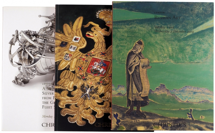 Шесть каталогов Аукционных дoмов «Christie’s и Sotheby’s». [На англ. яз.]. Лондон., 2008-2010.