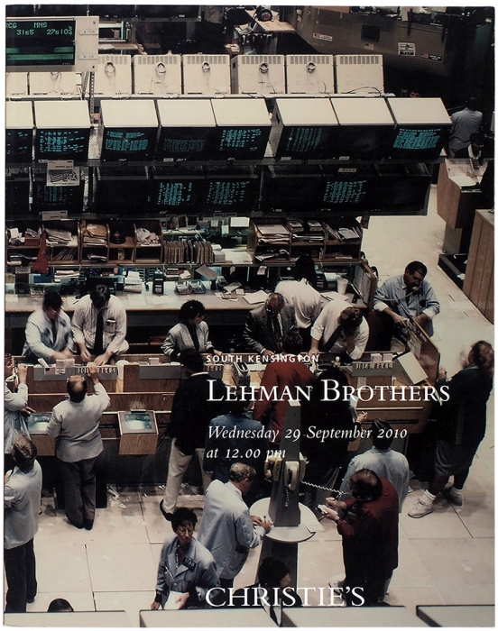Аукционный дом «Christie’s». Lehman Brothers. Произведения искусства и эфемеры. Каталог 29 сентября 2010 г. [Artwork and ephemera. На англ. яз.]. Лондон., 2010.
