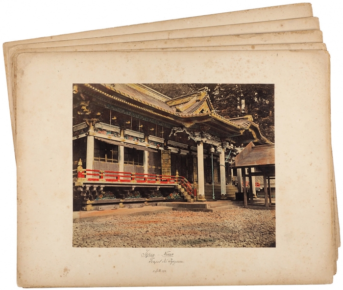 Пять фотографий Японии и Филиппин: Киото, Манила, Нагасаки, Никко, две японки. 1870-е гг.