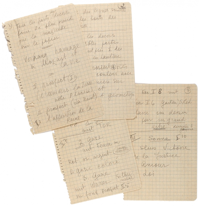 Марк Шагал: письма, автографы, зарисовки, фотографии. Из архива художника В.В. Одинокова. [США, Франция, 1960-е — 1970-e].