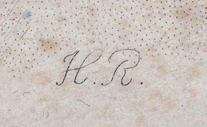 [Собрание коллекционера Ю.Г. Епатко] Робинсон (Robinson) Джон Генри (1796–1871) «Портрет графа Иоганна Эрнеста Миниха». 1845. Бумага, резец, 13x8,9 см (лист обрезан по овалу).