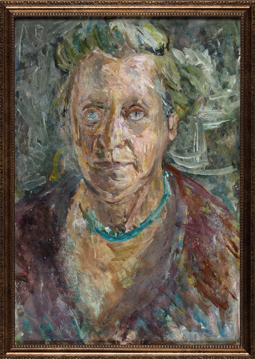 Нисс-Гольдман Нина Ильинична (1893–1990) «Автопортрет». 1954. Картон, масло, 47,3x33 см.