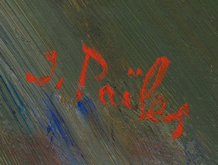 Пайлес Исаак (1895–1978) «Пейзаж. Франция». Вторая четверть ХХ века. Холст, масло, 72,5x91 см.