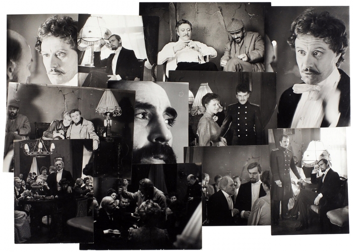 Лот из 48 фотографий со съемок телефильма «Кое-что из губернской жизни» / реж. Б. Галантер. М.: Останкино, 1983.