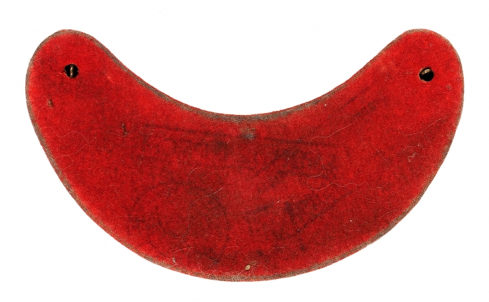 Офицерский шейный знак (горжет), образца 1855 года «За отличие на Кавказе с 1846 по 1859 год». [Б.м., 1855].