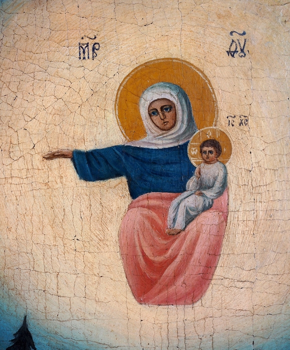 Августовская икона Божией Матери («Явление Божией Матери на войне»). 1916 г.