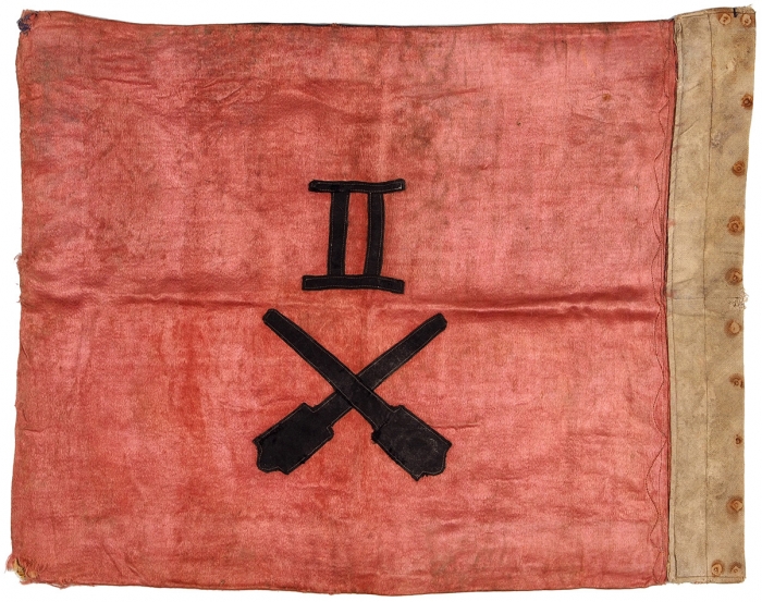 Тактический батарейный прапор (флаг) эпохи Украинской державы. [Б.м., 1918-1919].